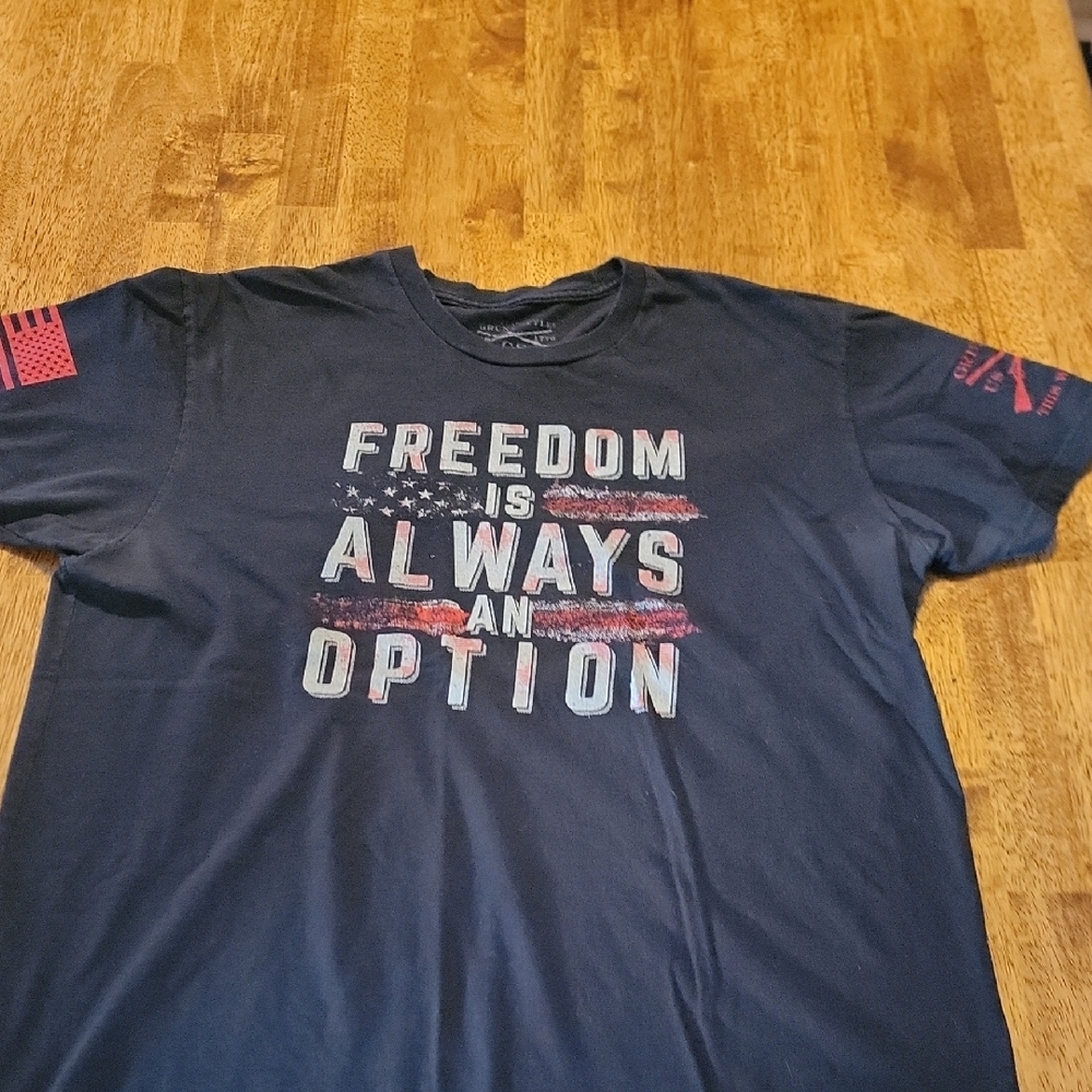 Grunt Style Navy Freedom Graphic Tee